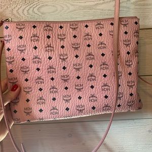 Pink MCM crossbody